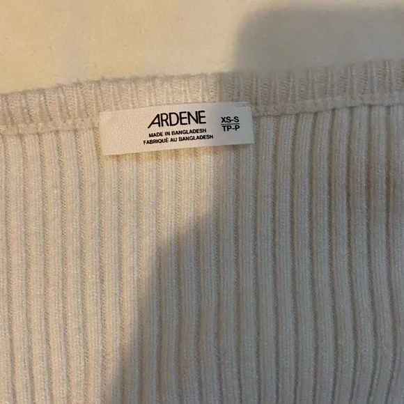 Ardene Off-White Ribbed Sweater - Picture 3 of 3